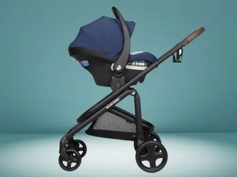 Maxi Cosi Mico Luxe and stroller