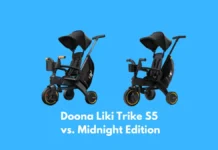 Doona Liki Trike S5 vs Midnight Edition Doona Liki Trike S5 vs Midnight Edition comparison