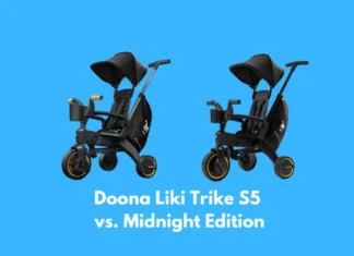 Doona Liki Trike S5 vs Midnight Edition Doona Liki Trike S5 vs Midnight Edition comparison